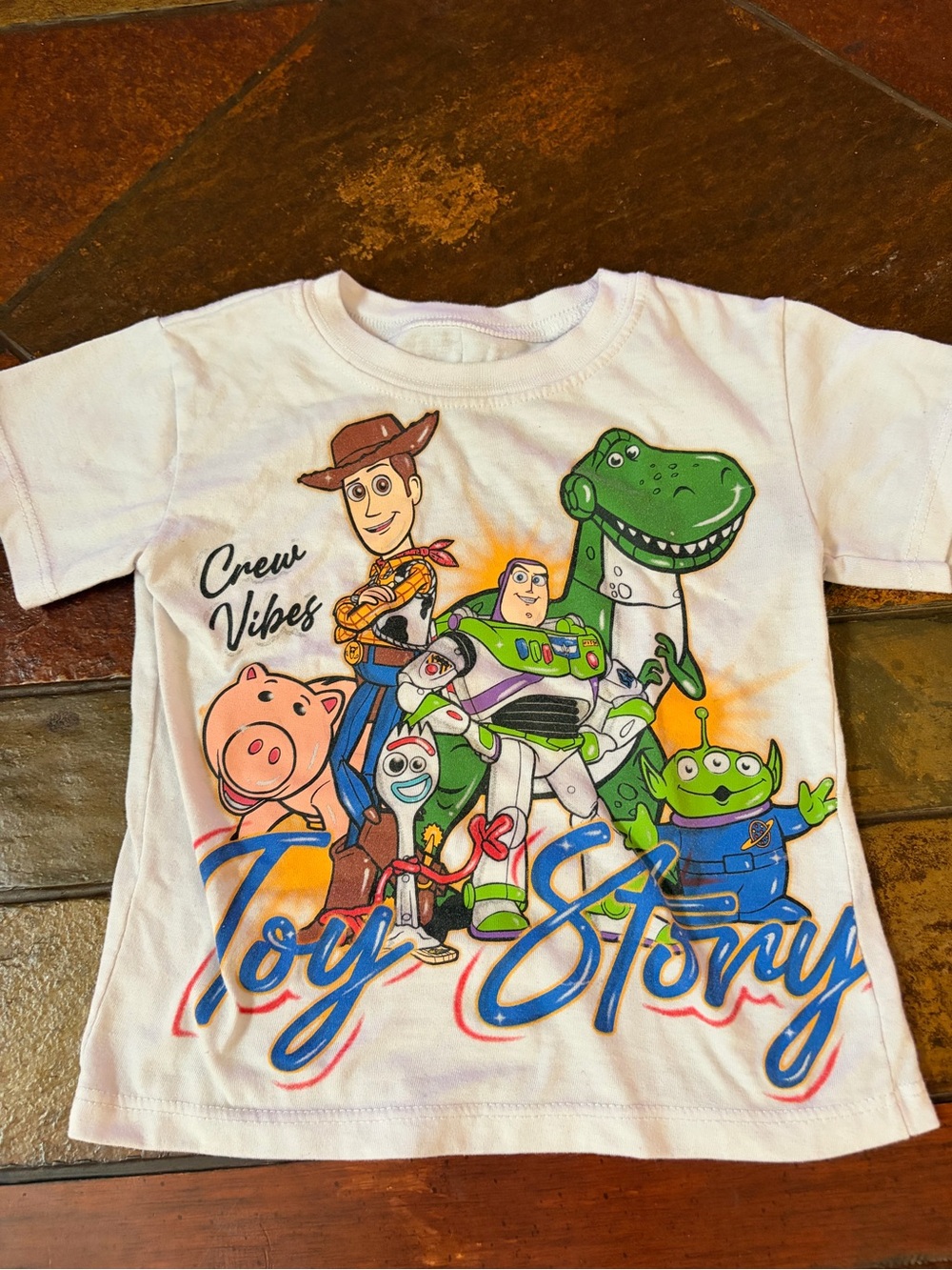 Toy Story White Kids Graphic Tee - Crew Vibes